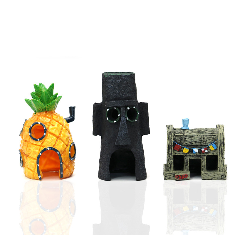 Marine Aquarium All In One - Fish Tank Aquarium ตกแต่งปลาการ์ตูน Tank House