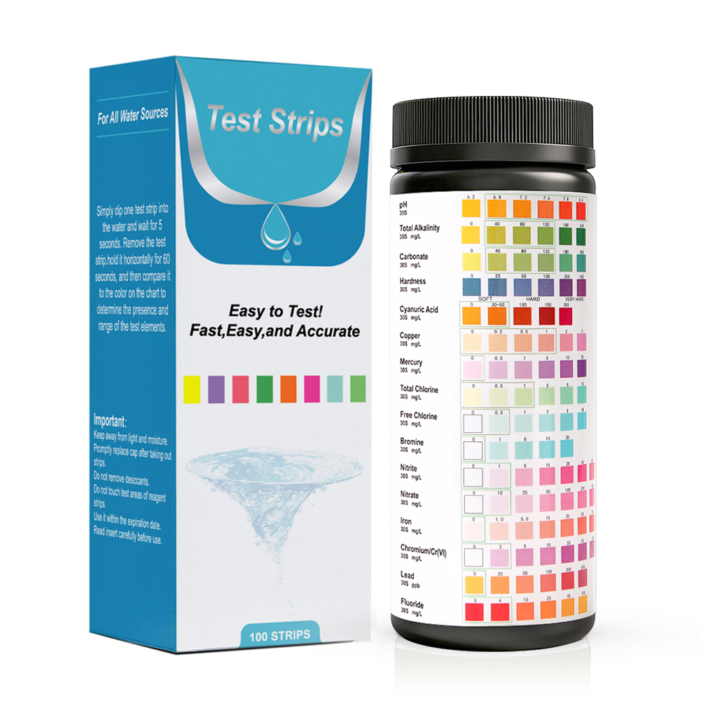 Marine Test Kit - แผ่นทดสอบน้ำ 16 in 1 ยี่ห้อ Yieryi