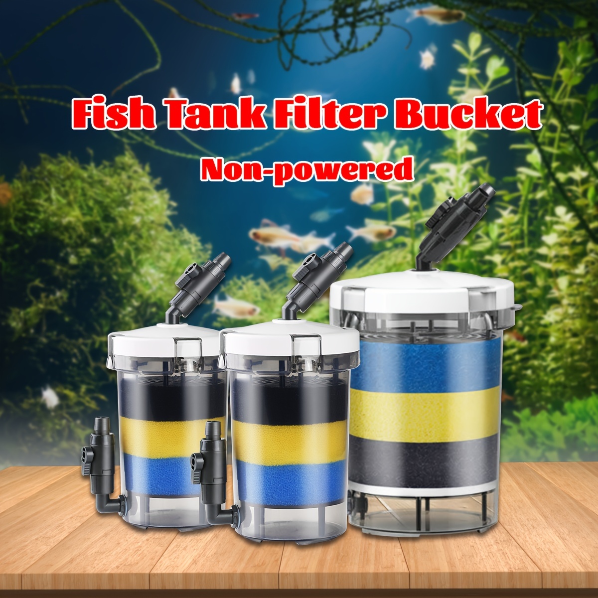 Marine Aquarium Design - SUNSUN EW-602 EW-603 EW-604 ตัวกรองตู้ปลาแบบไม่ใช้ปั๊ม เงียบ