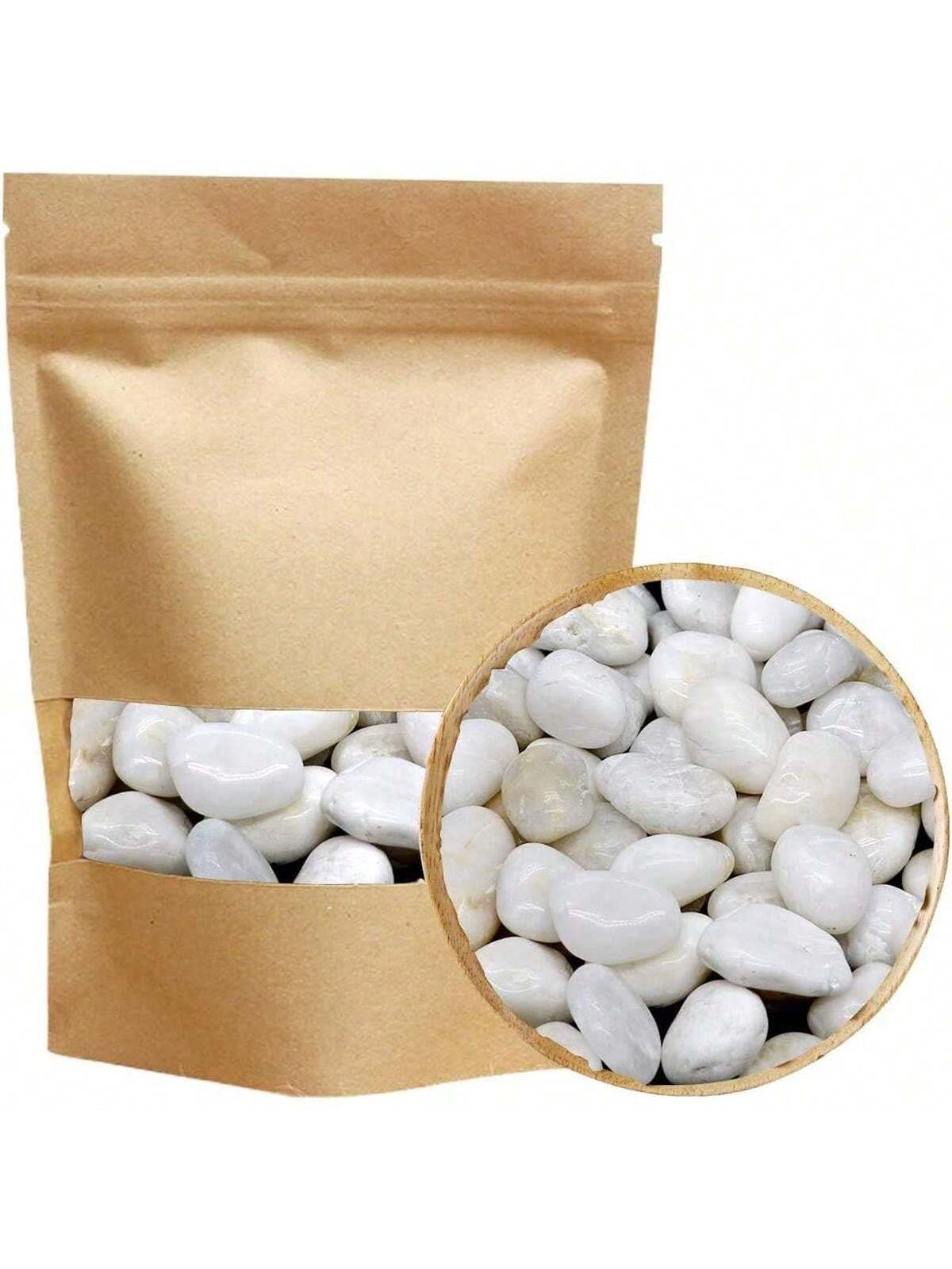 Marine Aquarium Tanks - River Rocks ตกแต่งประดับสีขาว Pebbles หินขนาดใหญ่ธรรมชาติตกแต่งขัด River