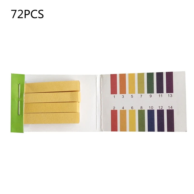 Marine Test Kit - แถบทดสอบค่า pH สำหรับตู้ปลาขนาด1-14 72ชิ้นสำหรับน้ำจืด