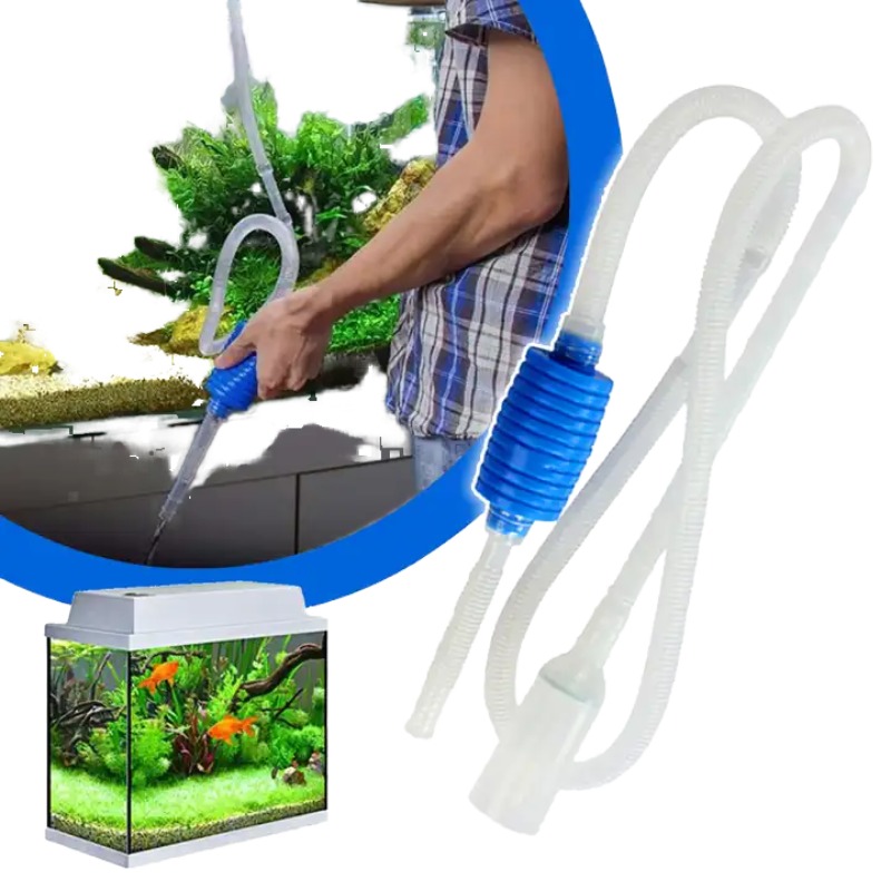 Marine Aquarium Vacuum - ท่อดูดกรวดในตู้ปลา 1.4 เมตร ใช้งานง่าย เครื่องเปลี่ยนน้ำแบบสุญญากาศ ทำความสะอาดตู้ปลา