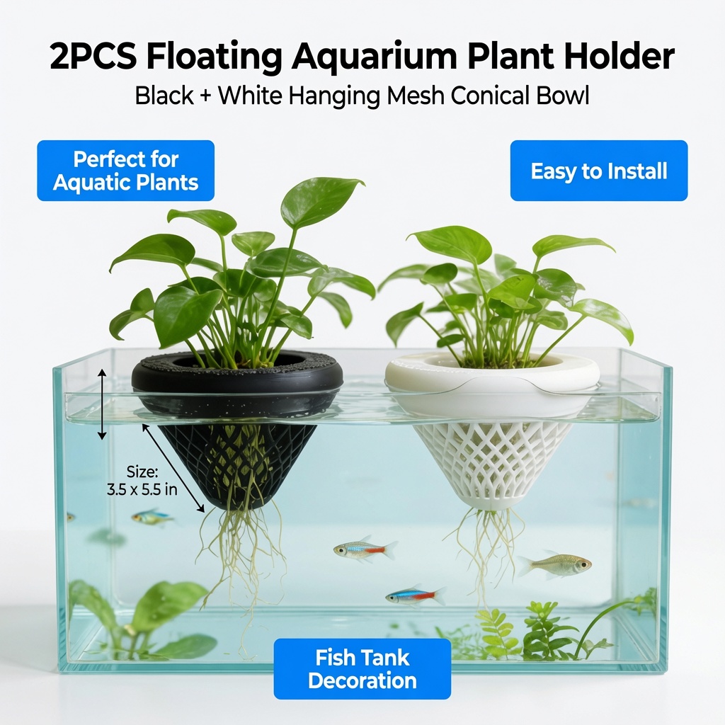 ที่วางต้นไม้ในตู้ปลาแบบลอยน้ำ  - Marine Aquarium All In One บทวิจารณ์และราคา