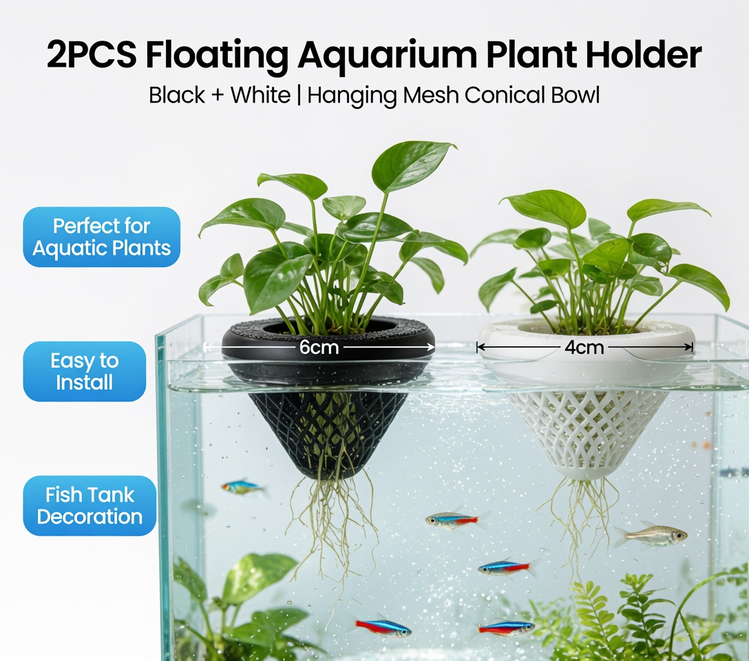 ที่วางต้นไม้ในตู้ปลาแบบลอยน้ำ  - Marine Aquarium All In One บทวิจารณ์และราคา