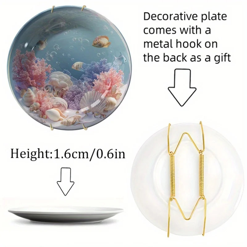 จานเซรามิกลายทะเลและของตกแต่งผ - Marine Aquarium Design บทวิจารณ์และราคา