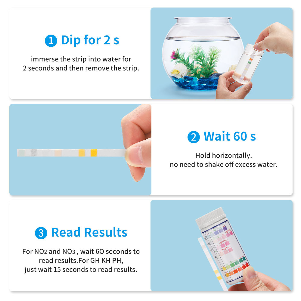 แถบวัดคุณภาพน้ำ6-in-1สำหรับตู้ - Marine Test Kit บทวิจารณ์และราคา