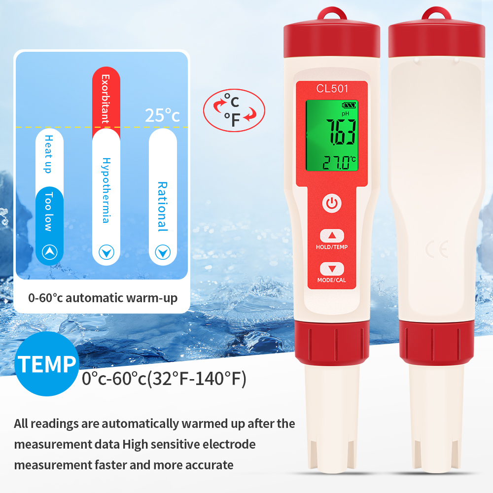 PH/CL2/H2/ORP/อุณหภูมิเครื่องต - Marine Test Kit บทวิจารณ์และราคา