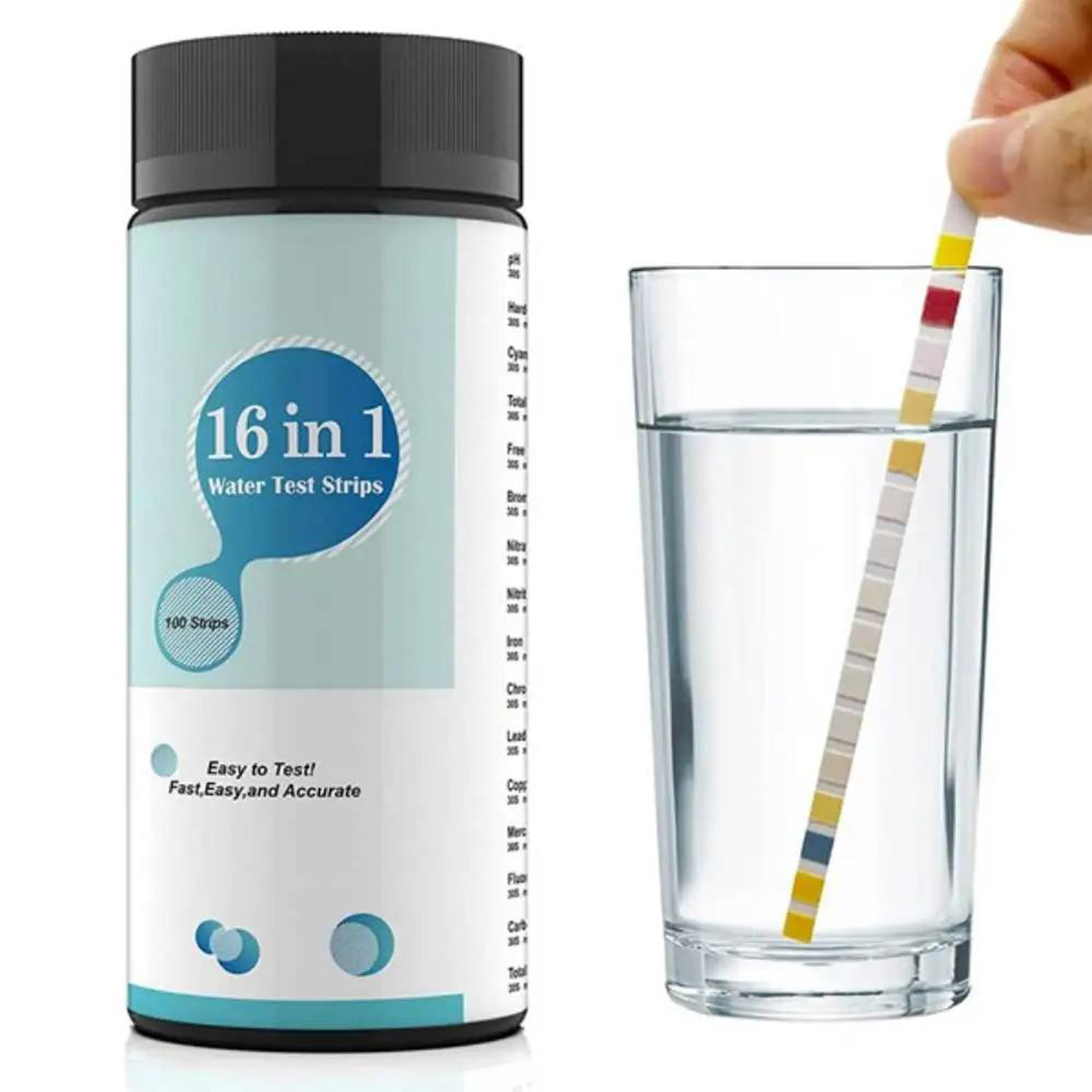 ชุดทดสอบคุณภาพน้ำ 16-in-1, แถบ - Marine Test Kit บทวิจารณ์และราคา