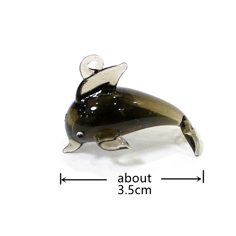 น่ารักปลาโลมาเสน่ห์แก้วจี้มินิ - Marine Aquarium Design บทวิจารณ์และราคา