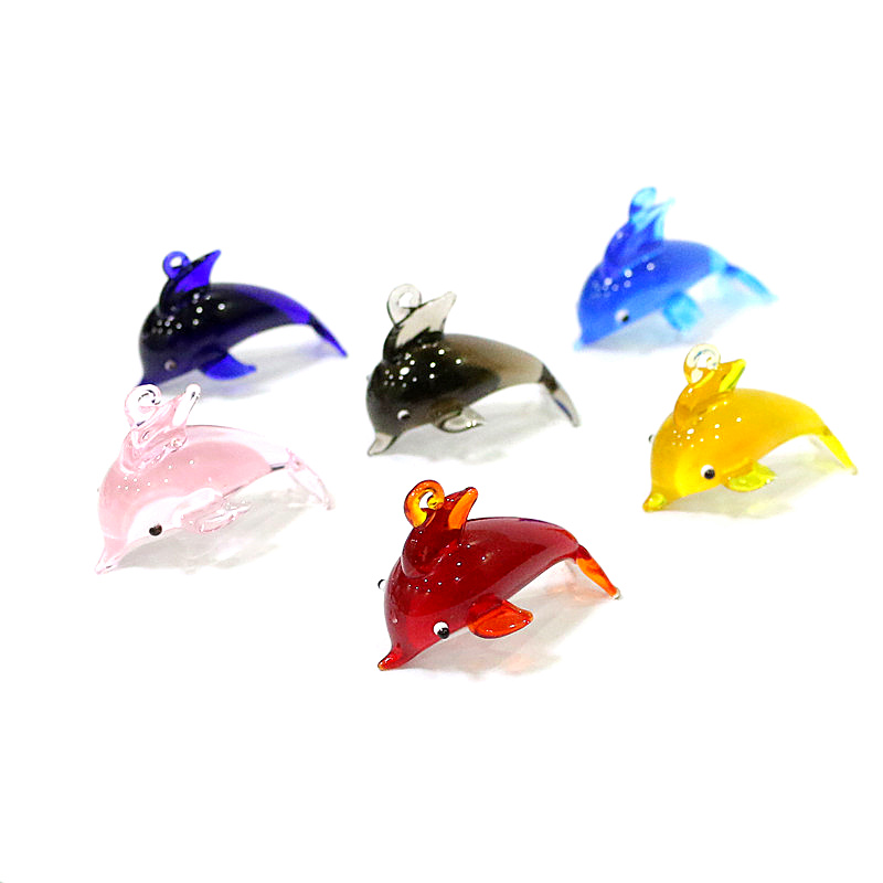 น่ารักปลาโลมาเสน่ห์แก้วจี้มินิ - Marine Aquarium Design บทวิจารณ์และราคา