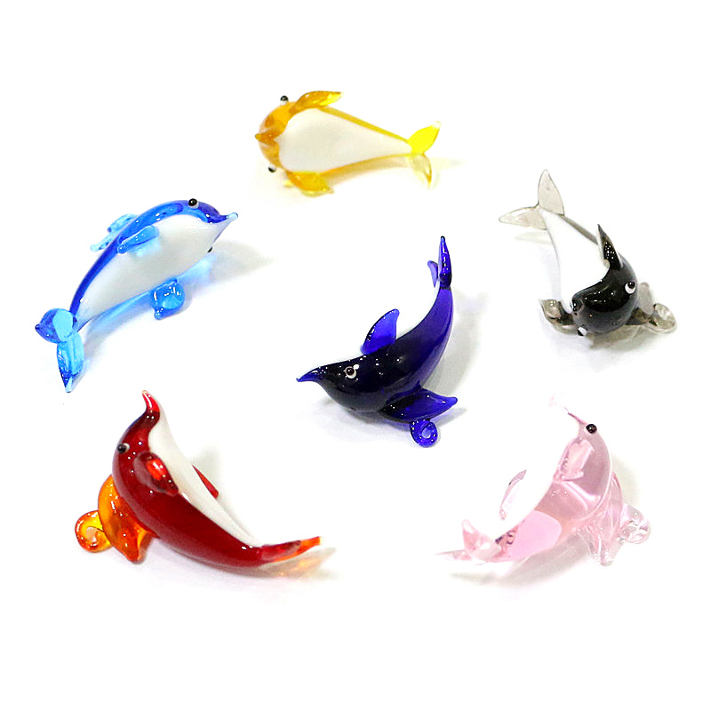 น่ารักปลาโลมาเสน่ห์แก้วจี้มินิ - Marine Aquarium Design บทวิจารณ์และราคา