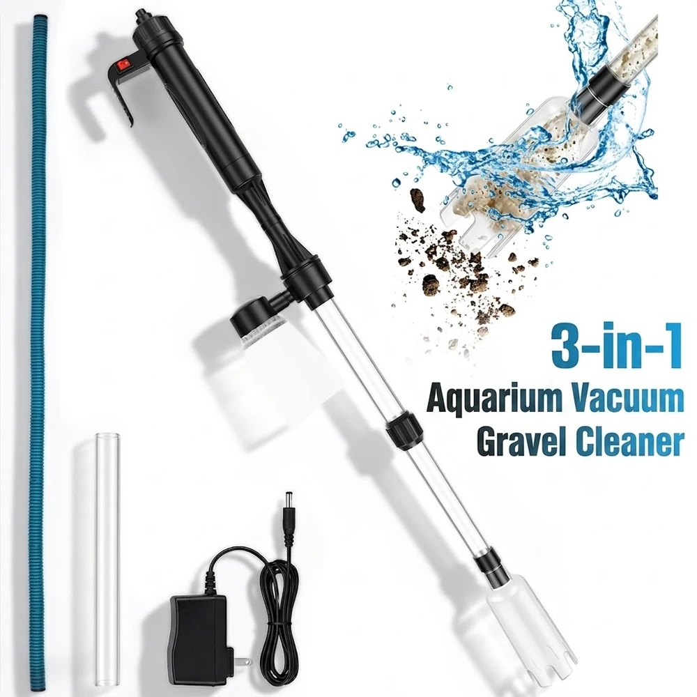 เครื่องดูดทำความสะอาดกรวดในตู้ - Marine Aquarium Vacuum บทวิจารณ์และราคา
