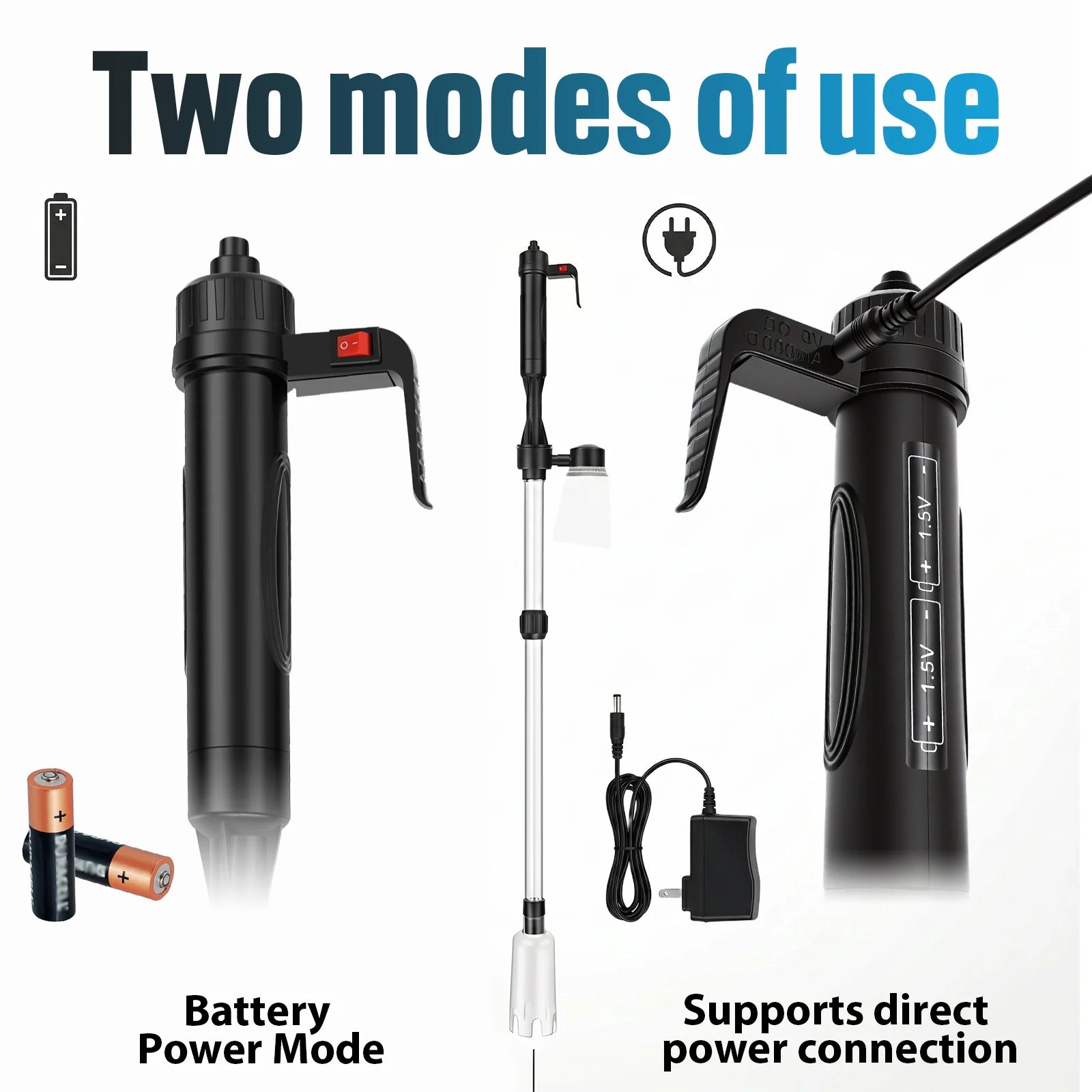 เครื่องดูดทำความสะอาดกรวดในตู้ - Marine Aquarium Vacuum บทวิจารณ์และราคา
