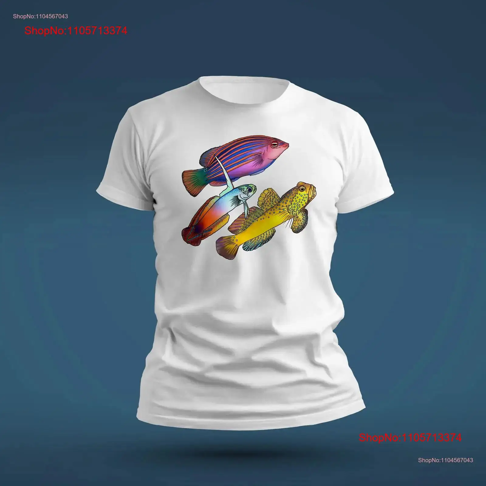 เสื้อยืดลายตู้ปลาทะเลน้ำเค็ม ส - Marine Aquarium Design บทวิจารณ์และราคา