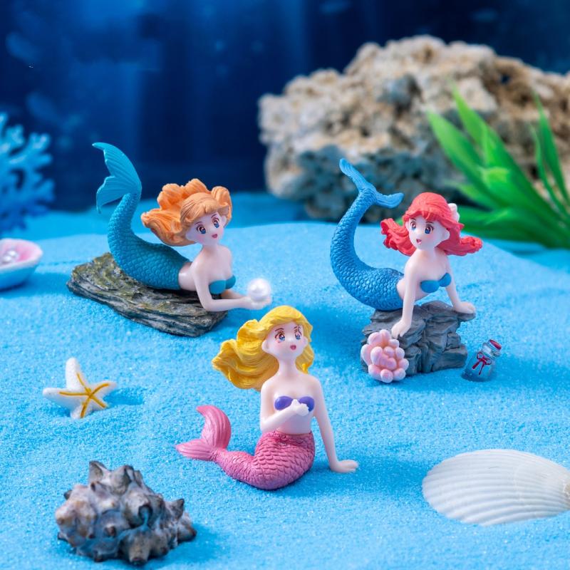 4 ชิ้นพลาสติกตู้ปลาประดับรูปนา - Marine Aquarium All In One บทวิจารณ์และราคา