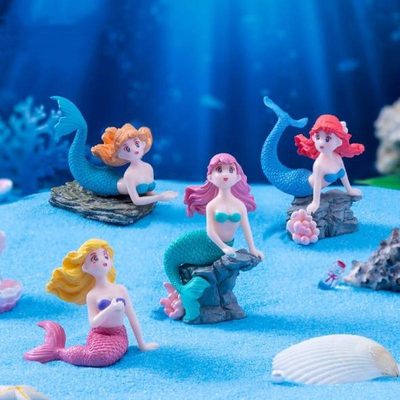 4 ชิ้นพลาสติกตู้ปลาประดับรูปนา - Marine Aquarium All In One บทวิจารณ์และราคา