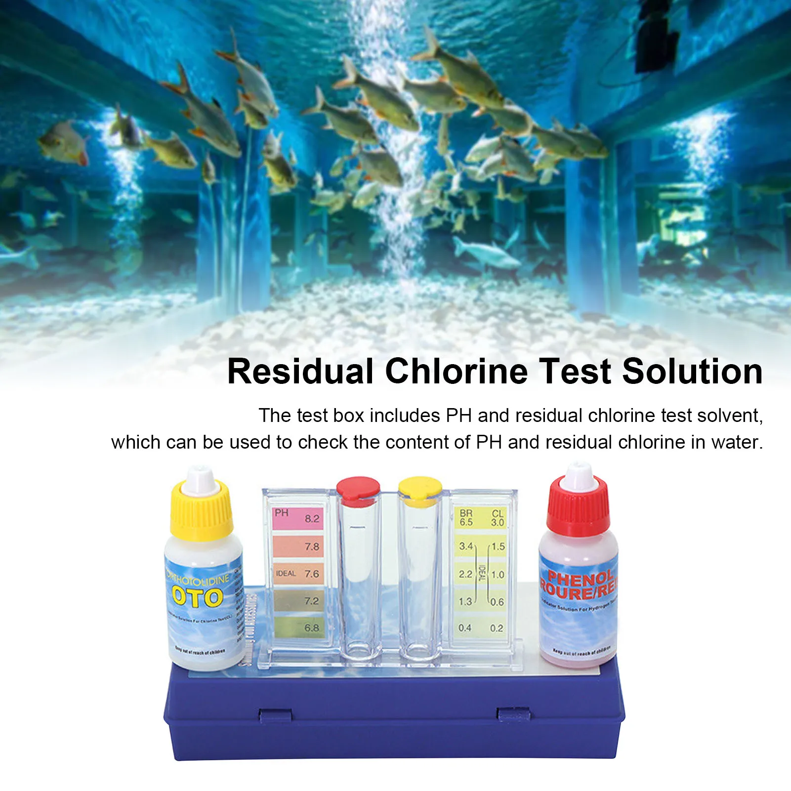 การทดสอบโซลูชันการทดสอบคุณภาพน - Marine Test Kit บทวิจารณ์และราคา