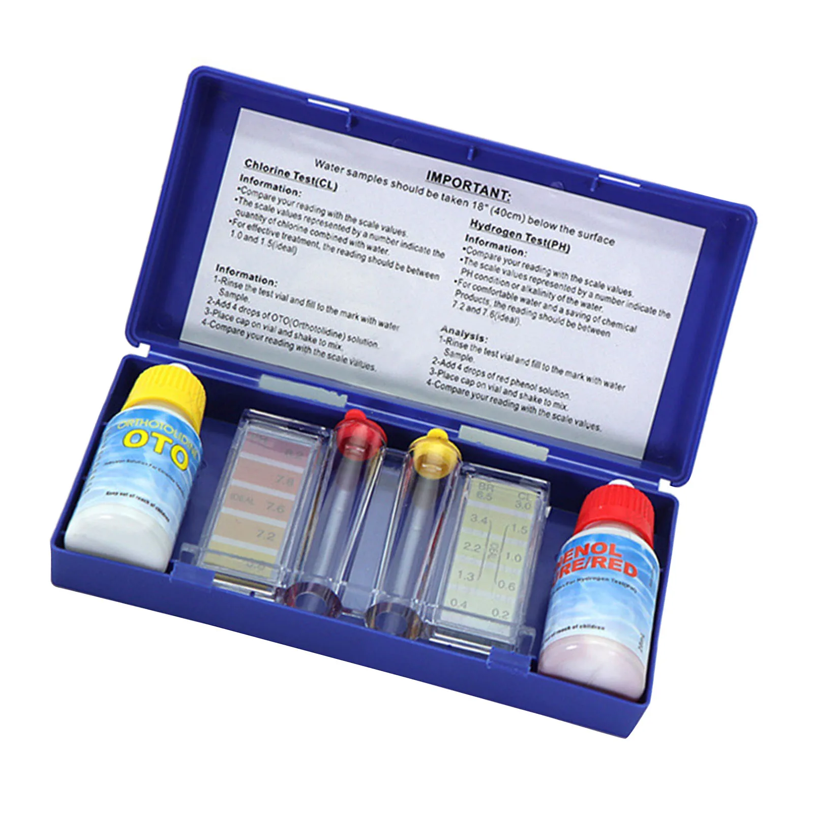 การทดสอบโซลูชันการทดสอบคุณภาพน - Marine Test Kit บทวิจารณ์และราคา