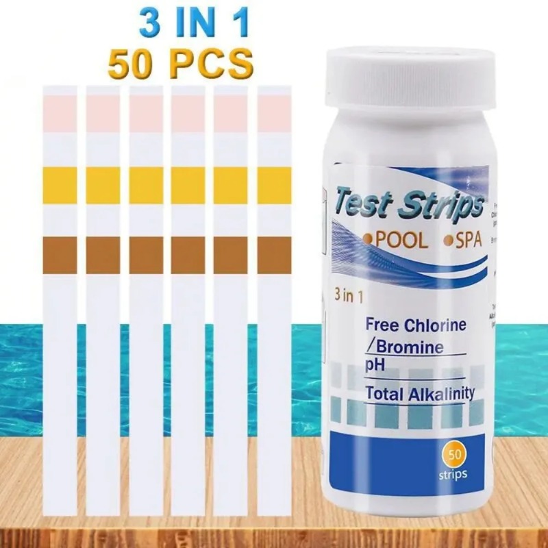 แถบทดสอบคลอรีน PH สปา สระว่ายน - Marine Test Kit บทวิจารณ์และราคา