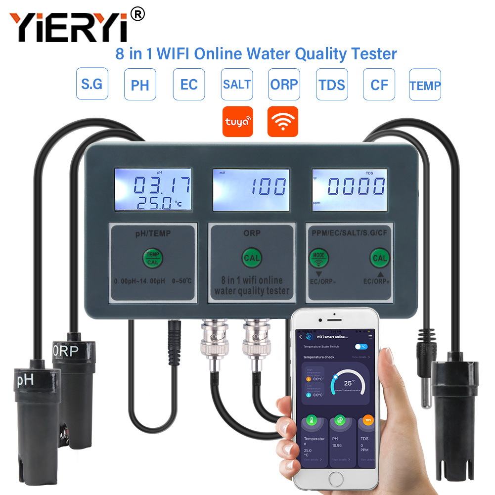 Yieryi WiFi Tuya Smart PH ORP  - Marine Test Kit บทวิจารณ์และราคา